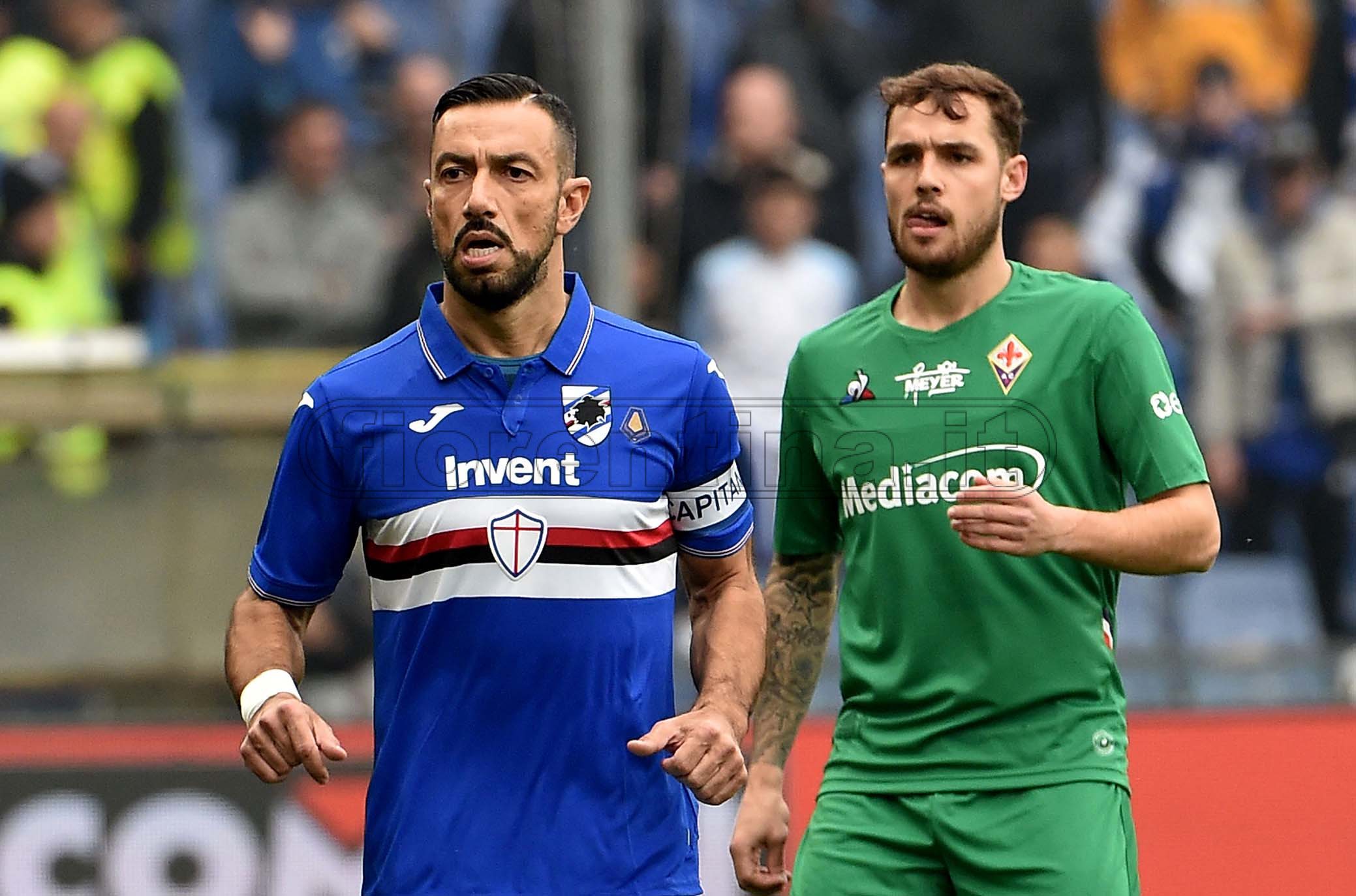 16-02-2020 SAMPDORIA-FIORENTINA CAMPIONATO SERIE A 19-20 FABIO QUAGLIARELLA-POL LIROLA