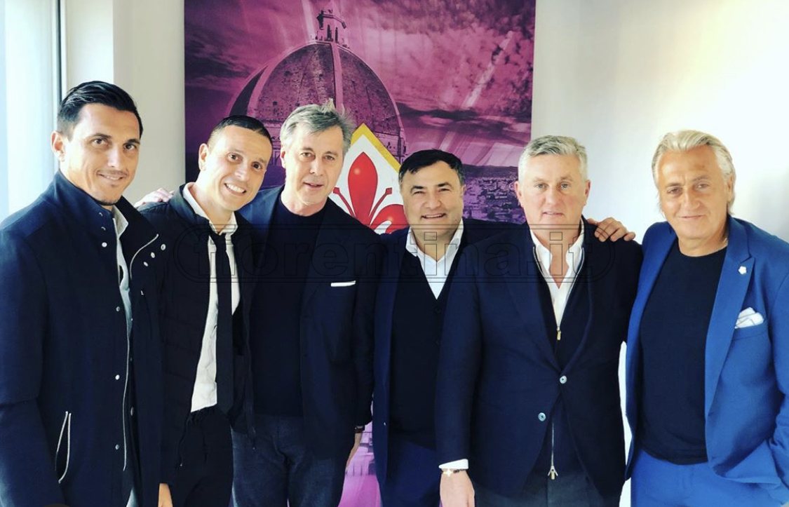 Burdisso e una delegazione del Miami United in visita al centro sportivo (FOTO)