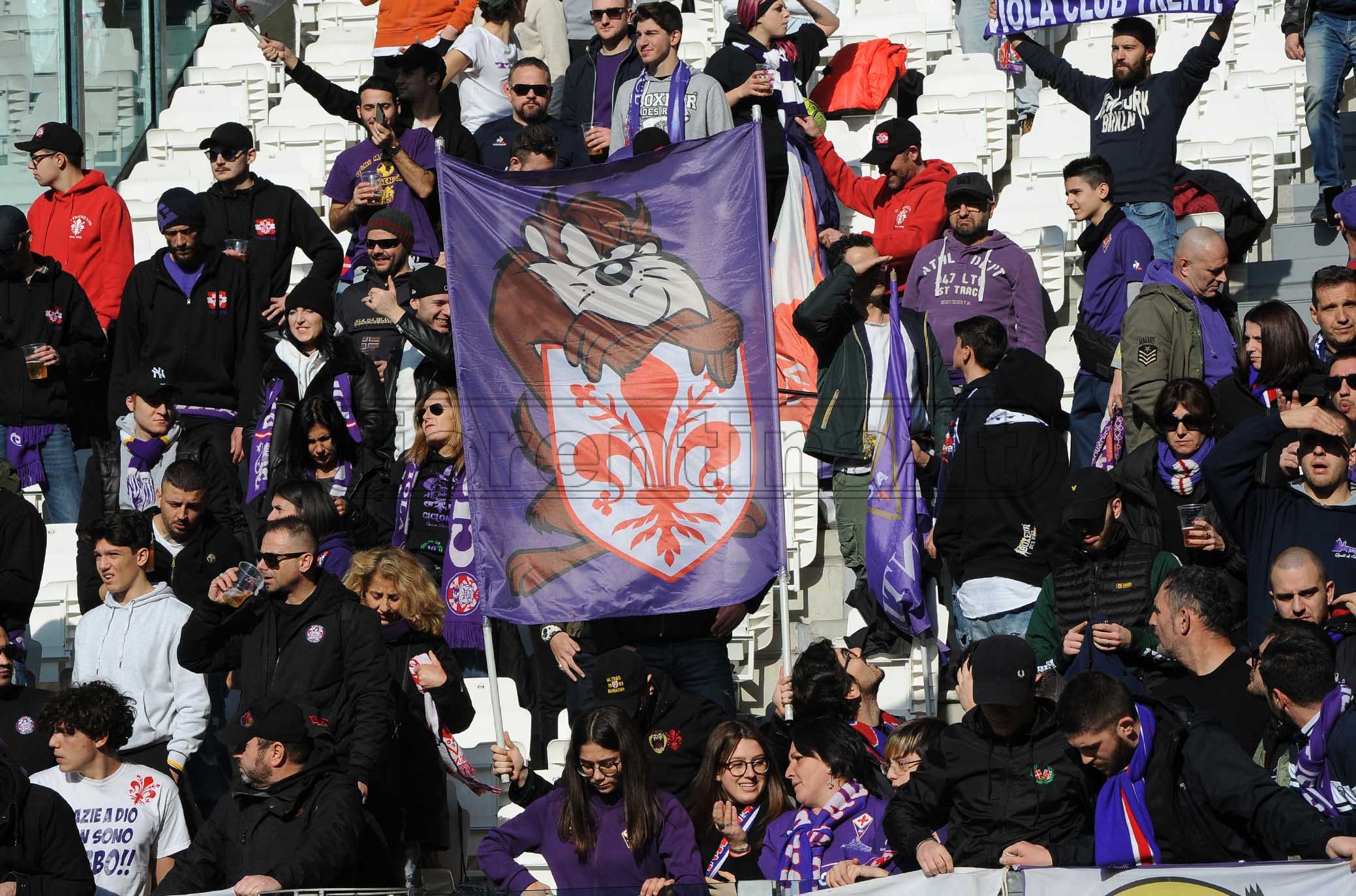 02-02-2020 Juventus vs Fiorentina Campionato Serie A 2019/2020 ©Manuela Viganti/Silpress Nella foto: tifosi fiorentna