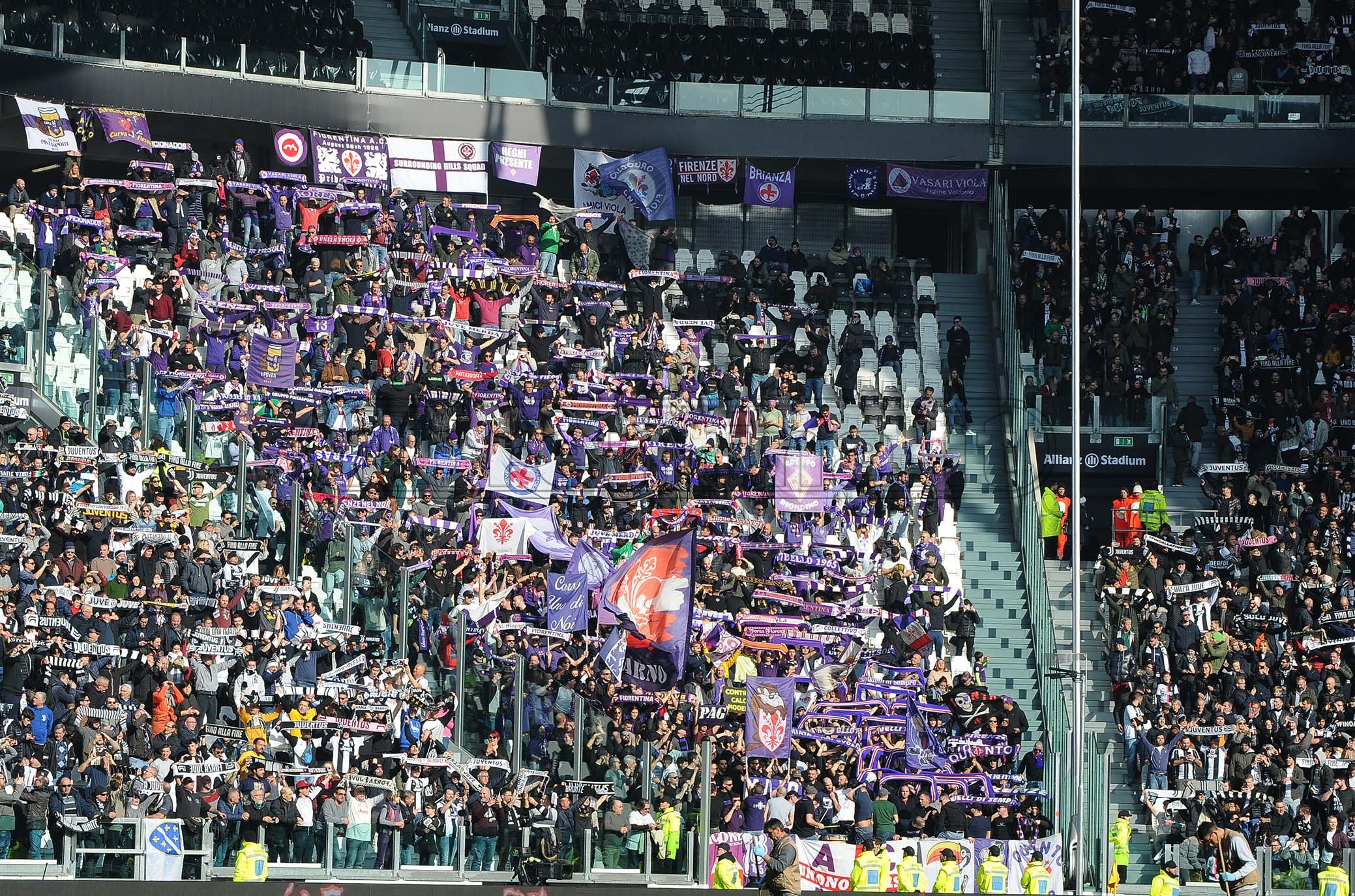 02-02-2020 Juventus vs Fiorentina Campionato Serie A 2019/2020 ©Manuela Viganti/Silpress Nella foto: tifosi fiorentna