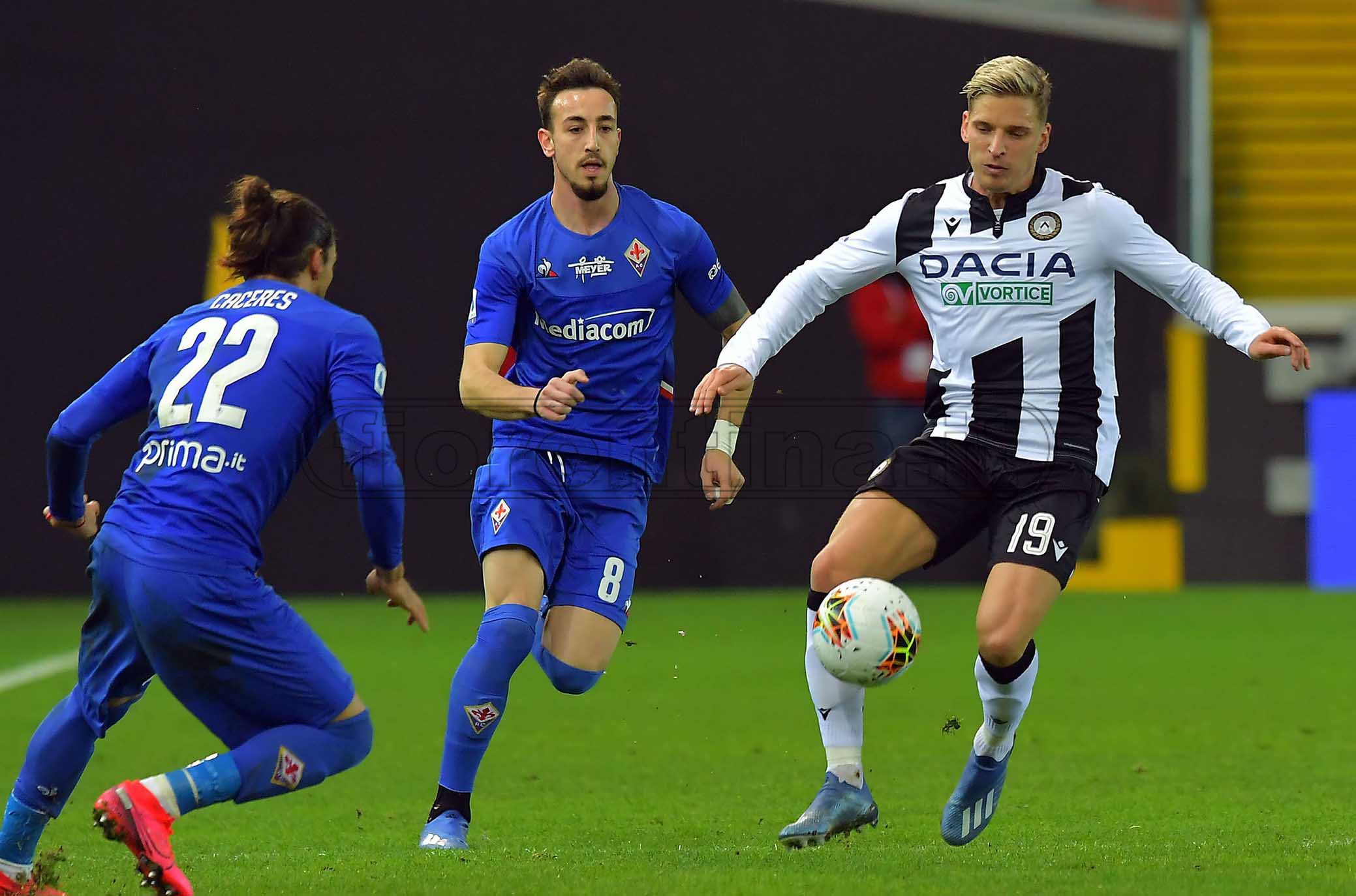 Udinese, vicini i rientri di Larsen e Walace. Già disponibili per la Fiorentina