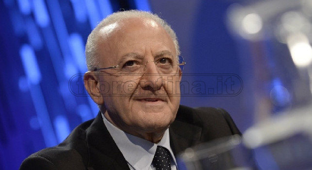 De Luca: "Ci sono le condizioni per consentire gli allenamenti del Napoli"