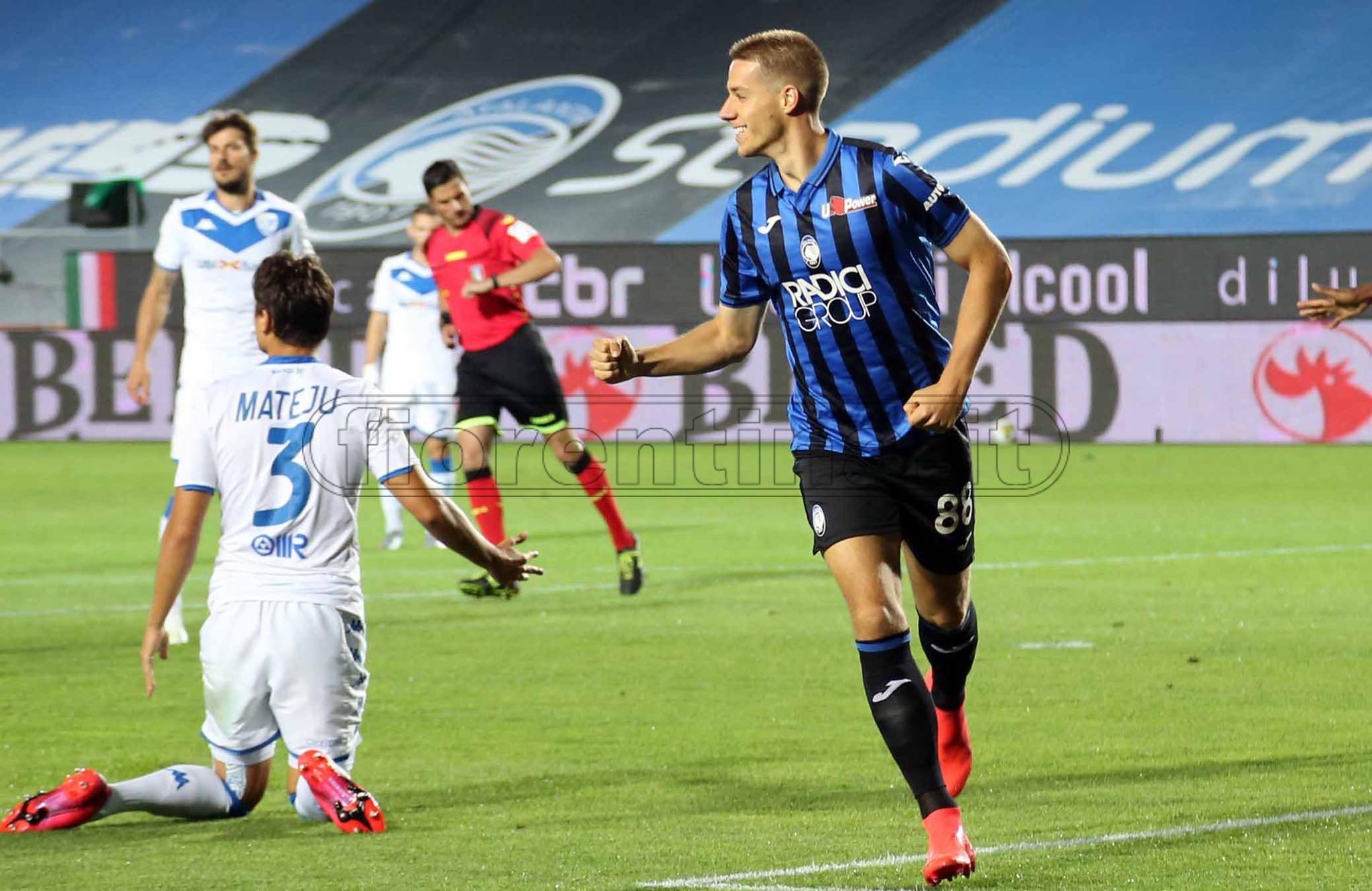 Serie A, tutto facile per l'Atalanta: 6-2 al Brescia e 2° posto