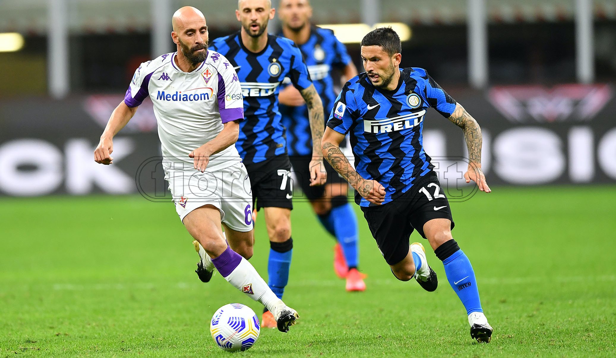 Infortunati: Borja Valero ok. Lo spagnolo è recuperato. Incognita Pulgar al Tardini