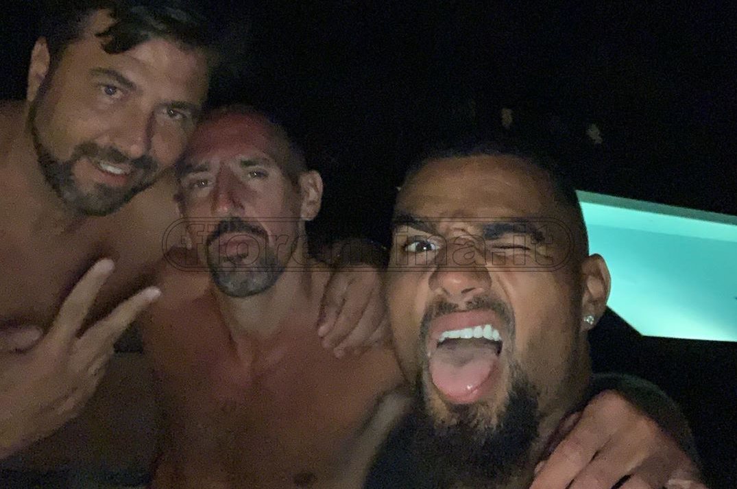 Frey, serata a Firenze in compagnia di Ribery e Boateng (FOTO)