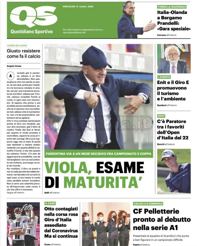 Quotidiani: le prime pagine di Gazzetta, CorSport, QS e Tuttosport