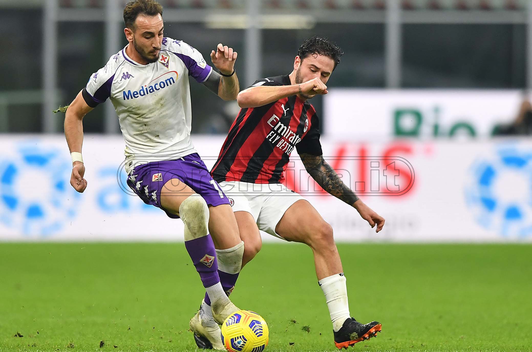 Le immagini di Milan-Fiorentina nella fotogallery di VI.IT