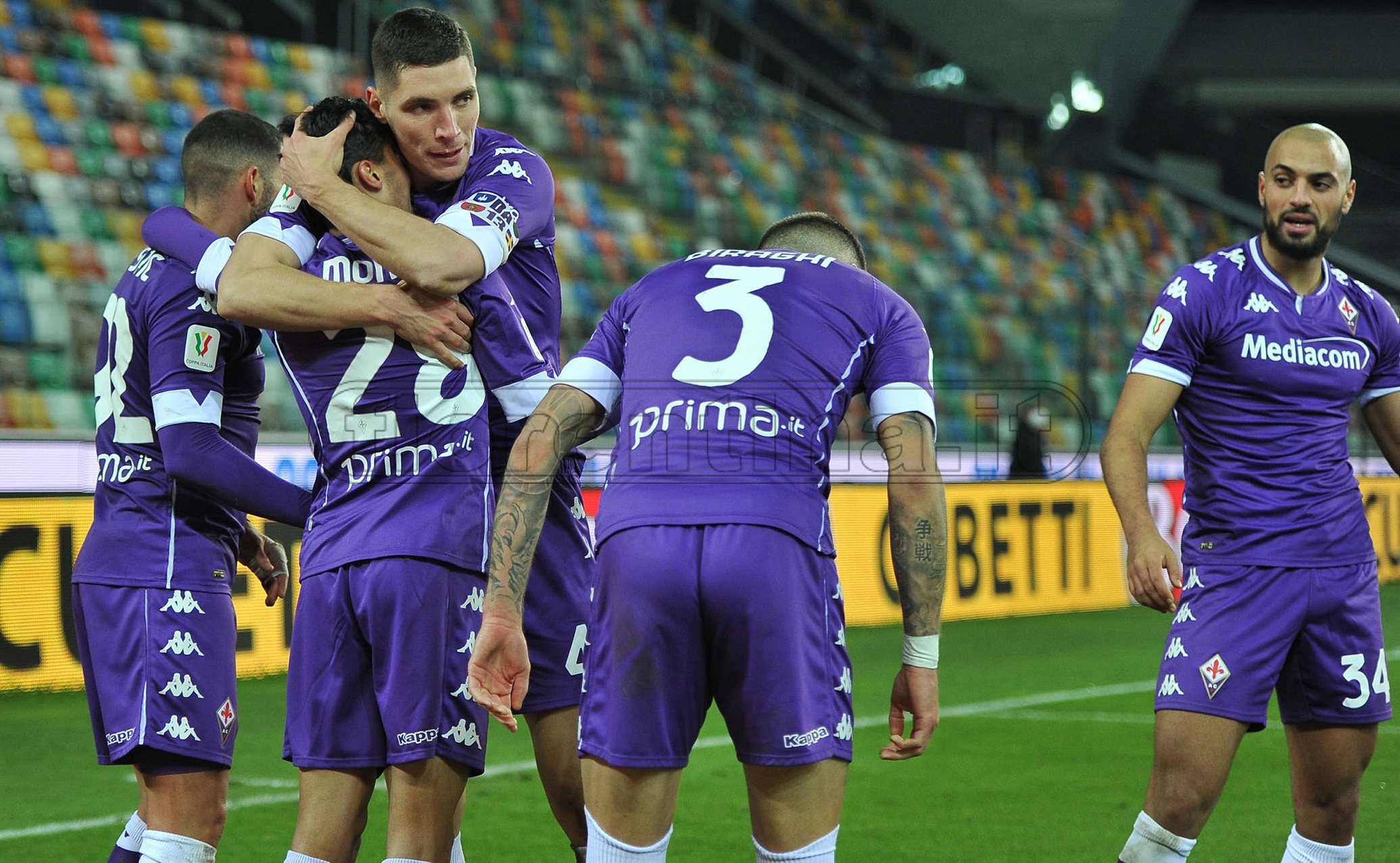 La Fiorentina vince per Prandelli. A decidere è il giovane Montiel pescato dalla panchina
