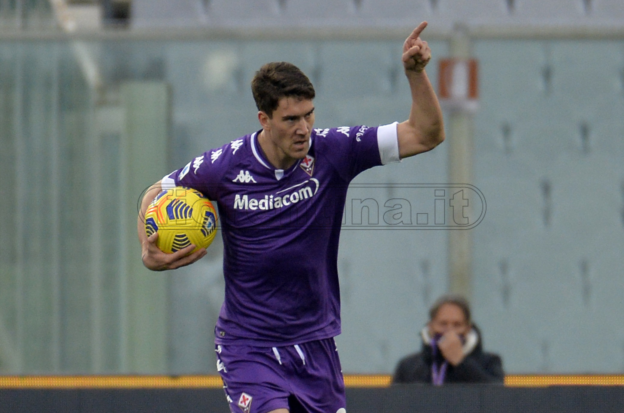 Vlahovic al 45': "Dobbiamo continuare così, coraggiosi e determinati fino alla fine"