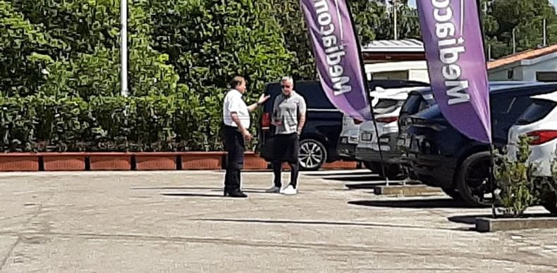 Dal centro sportivo: visita dell’agente Alessandro Moggi