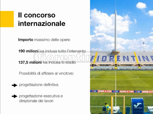Bando per nuovo Franchi: stadio da 40mila posti, maxi parcheggio e costi. Obiettivo 2026
