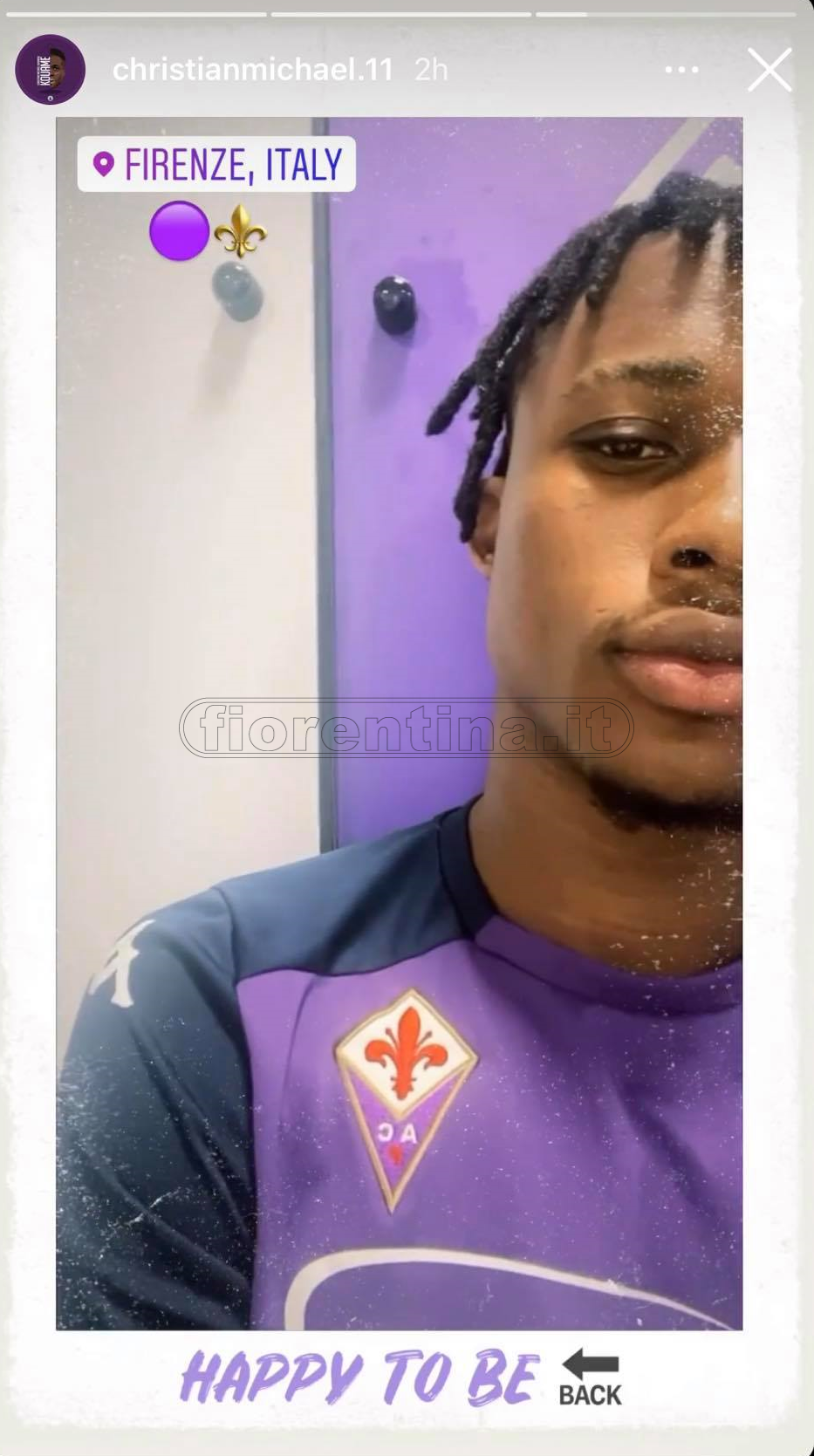 Kouame di nuovo a Firenze: "Felice di essere tornato" (FOTO)