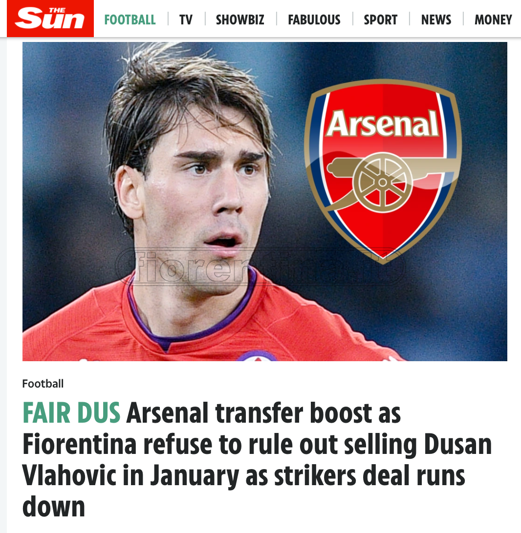 The Sun, c'è l'Arsenal su Vlahovic. Ma la concorrenza in Premier è fortissima (FOTO)