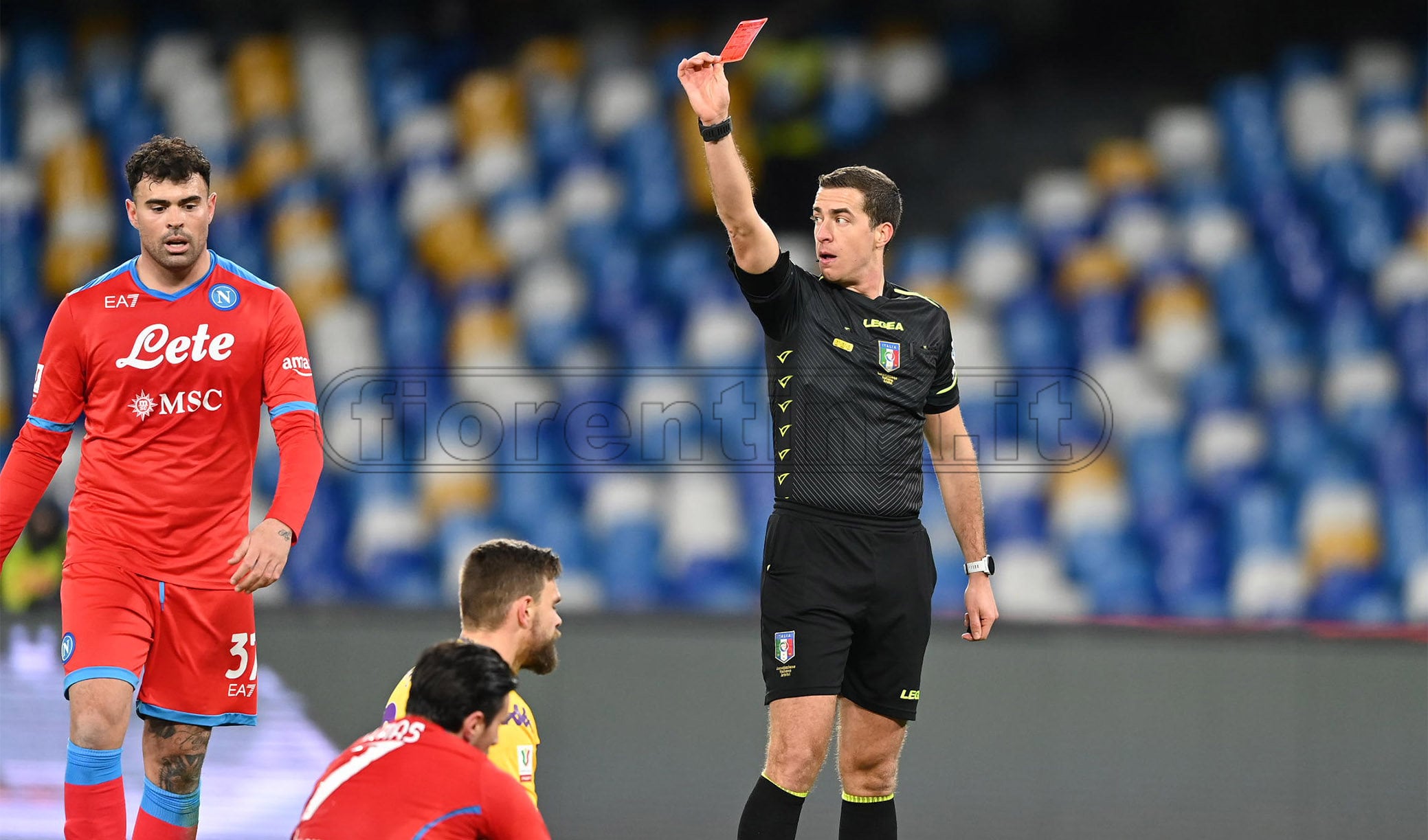 Fiorentina-Roma: arbitra Ayroldi, Maresca al Var
