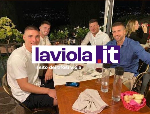 Jovic, prima cena a Fiesole con i connazionali Nastasic, Terzic e Milenkovic (FOTO)