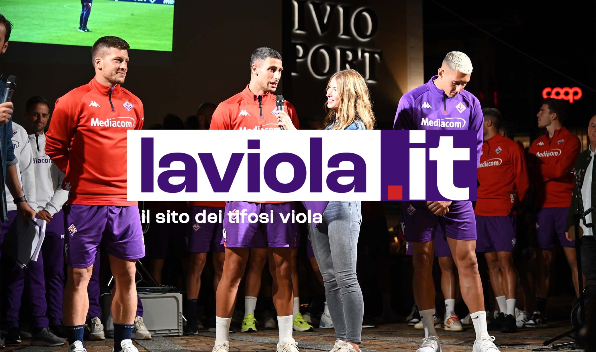 La presentazione della Fiorentina nella fotogallery di VI.IT