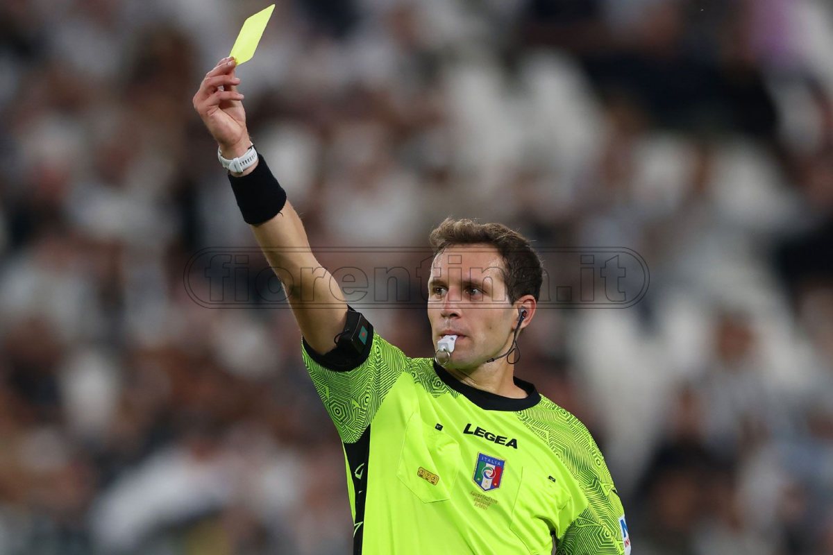 Cremonese-Fiorentina, arbitra Marcenaro. Al VAR c'è Guida
