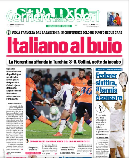 Quotidiani: la prima pagina di QS, Stadio, Gazzetta, Corriere dello Sport, Tuttosport
