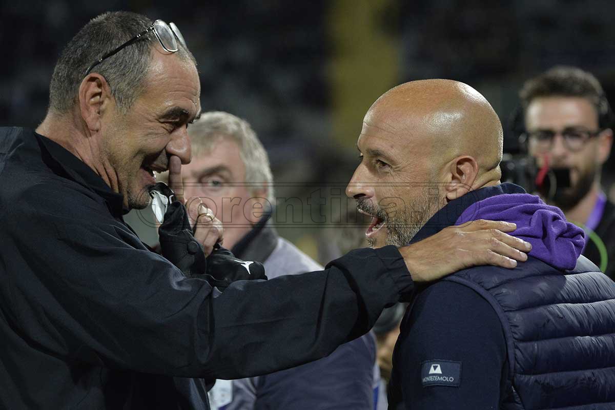 Sarri vs Fiorentina e Italiano vs Lazio, i precedenti: per il viola 0 vittorie con laziali e Sarri