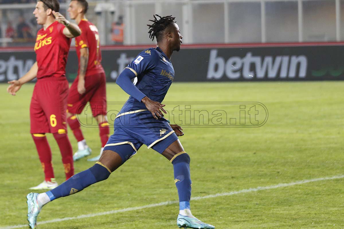 Kouame cerca il tris in campionato e contro l'Inter: in Serie A è il bomber viola