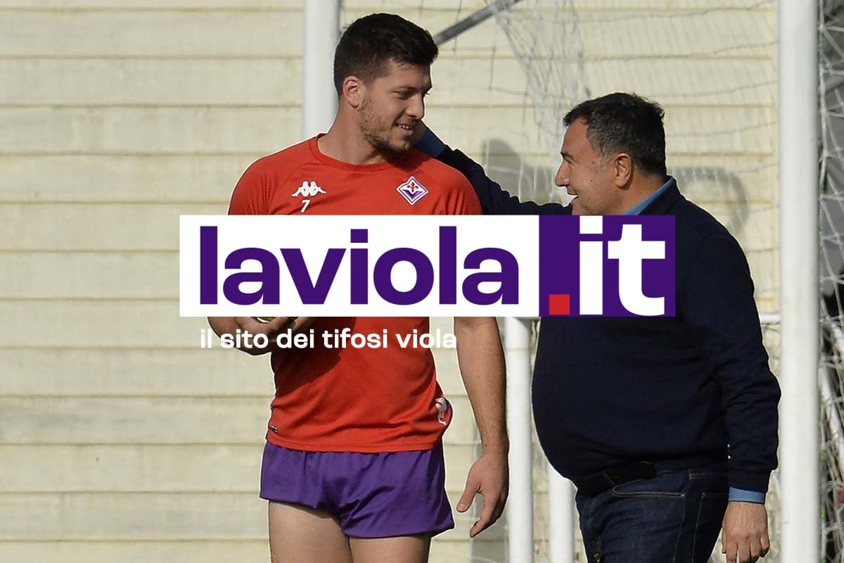 Dal centro sportivo: Barone a colloquio con Jovic prima della rifinitura (VIDEO VI.IT)