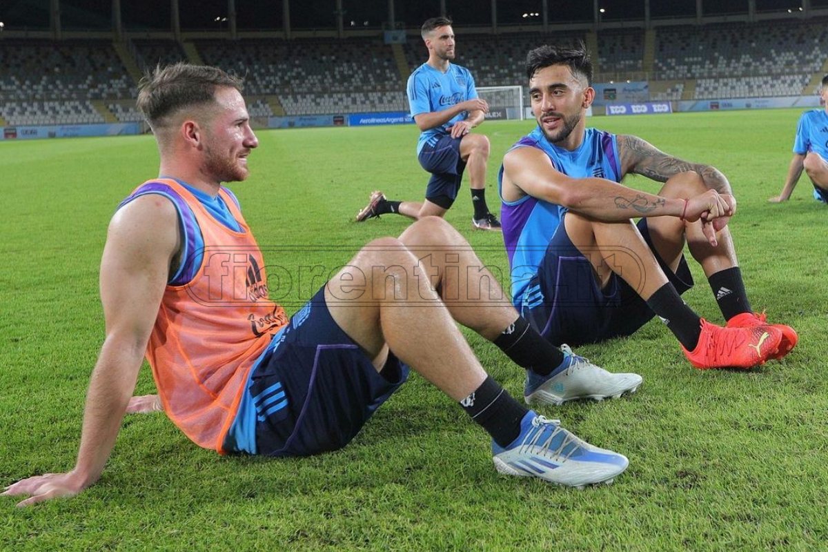 Gonzalez, oggi in campo nella sfida amichevole tra Argentina e River Plate (FOTO)
