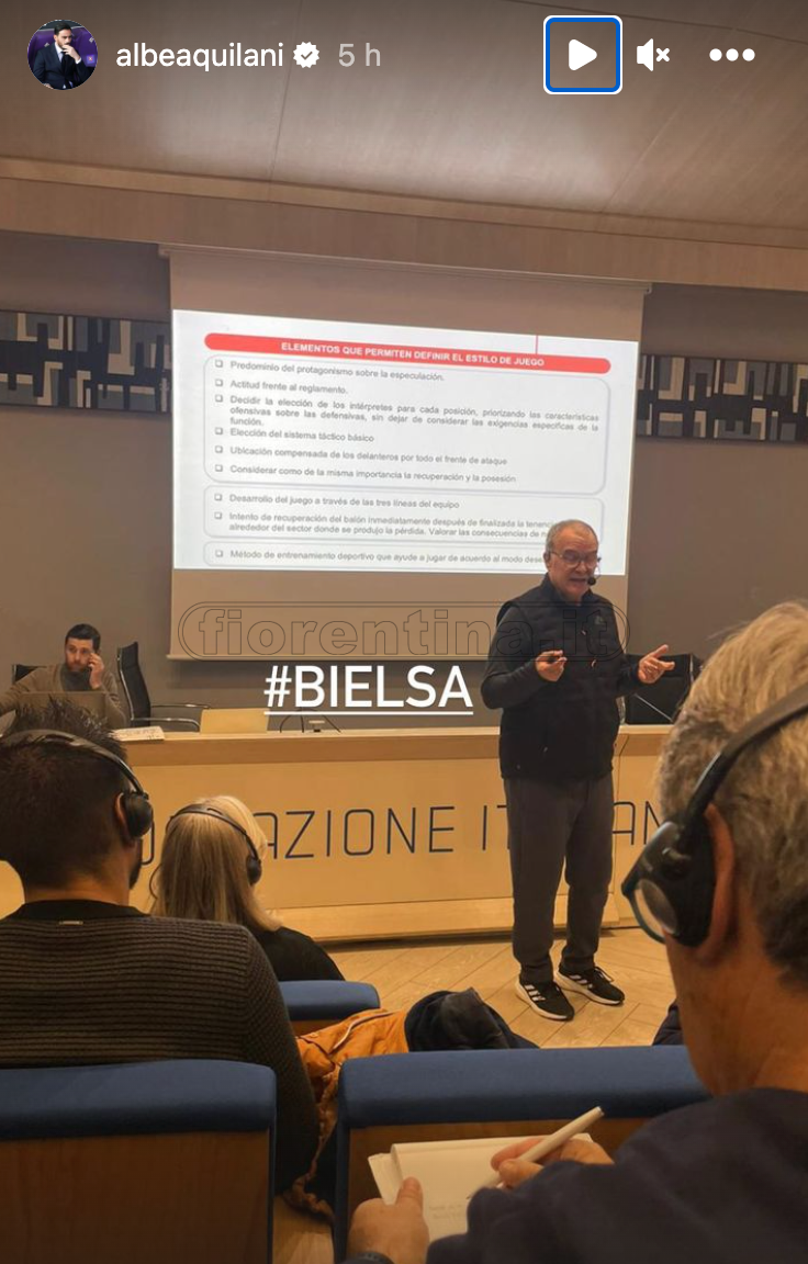 Aquilani, oggi a lezione da Bielsa a Coverciano (FOTO)