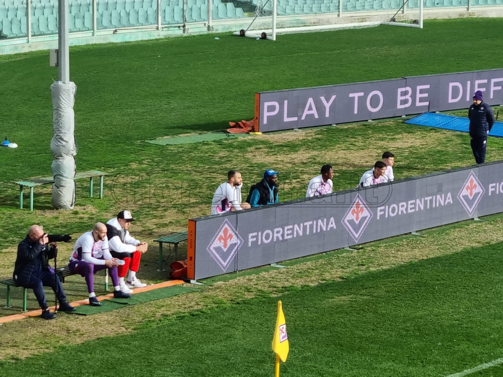 Dal Franchi: Ikoné e Gollini a bordo campo a seguire l’amichevole contro la Primavera