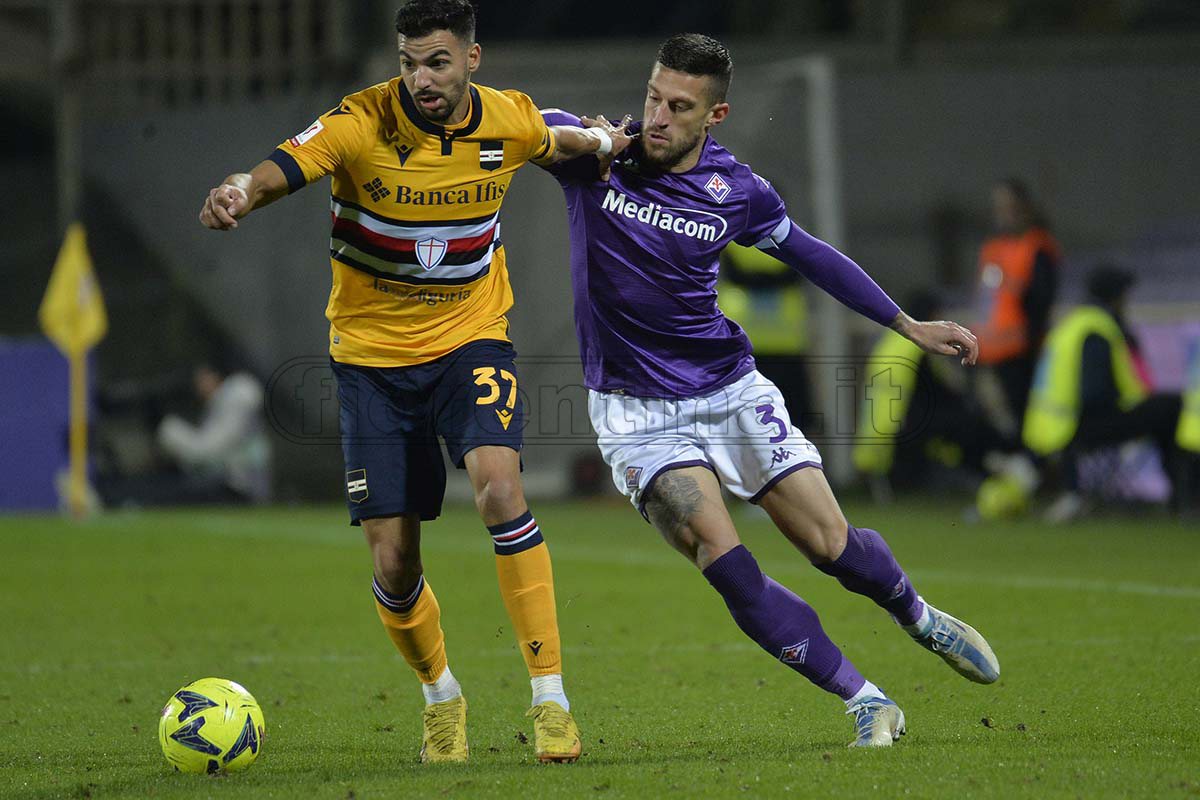 Fiorentina-Sampdoria, squadre a confronto: quasi triplo di punti. Doria malissimo davanti e dietro