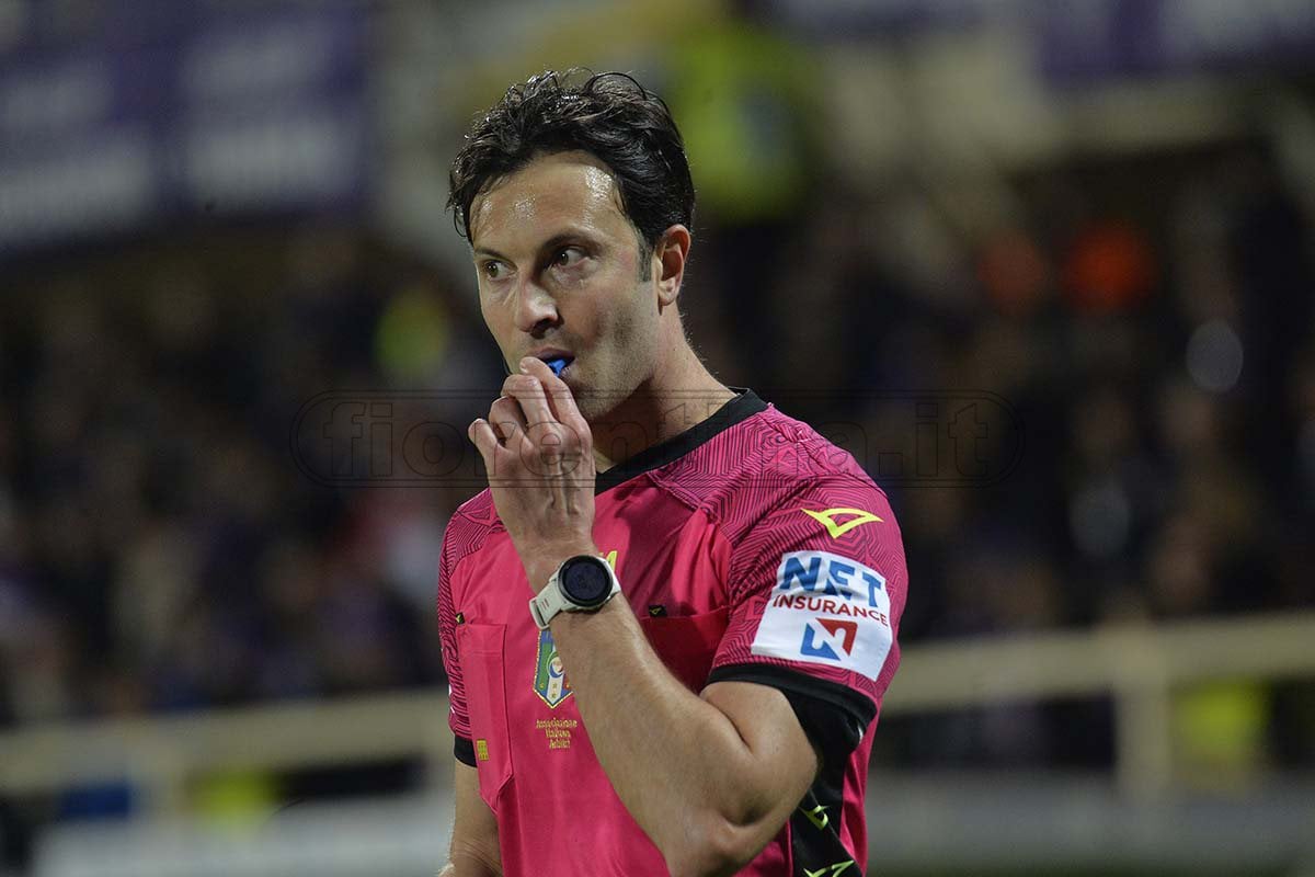 Fiorentina-Udinese, l'arbitro sarà Daniele Paterna. Al VAR Abisso
