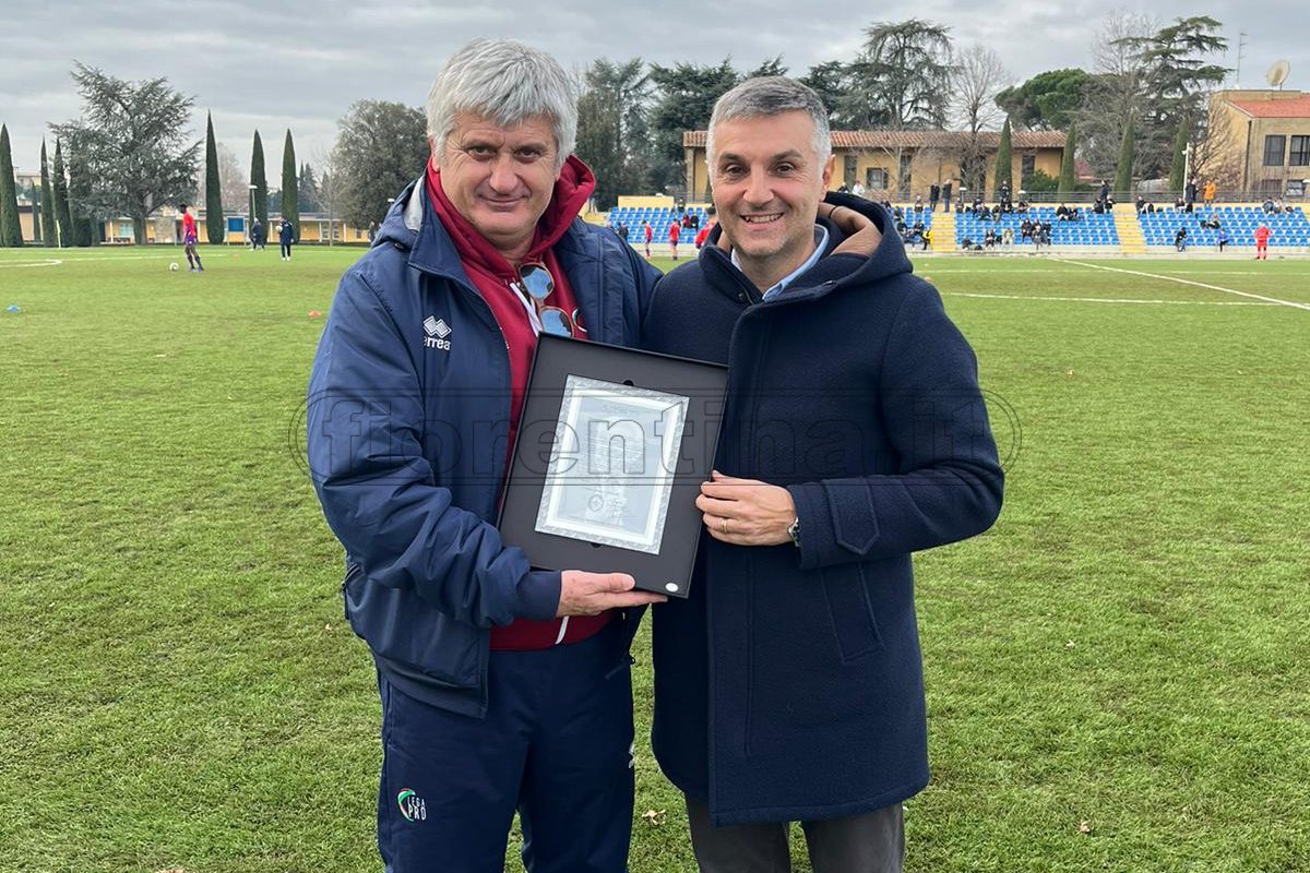 Consegnata ad Angeloni la Targa Franchi dalla Lega Pro