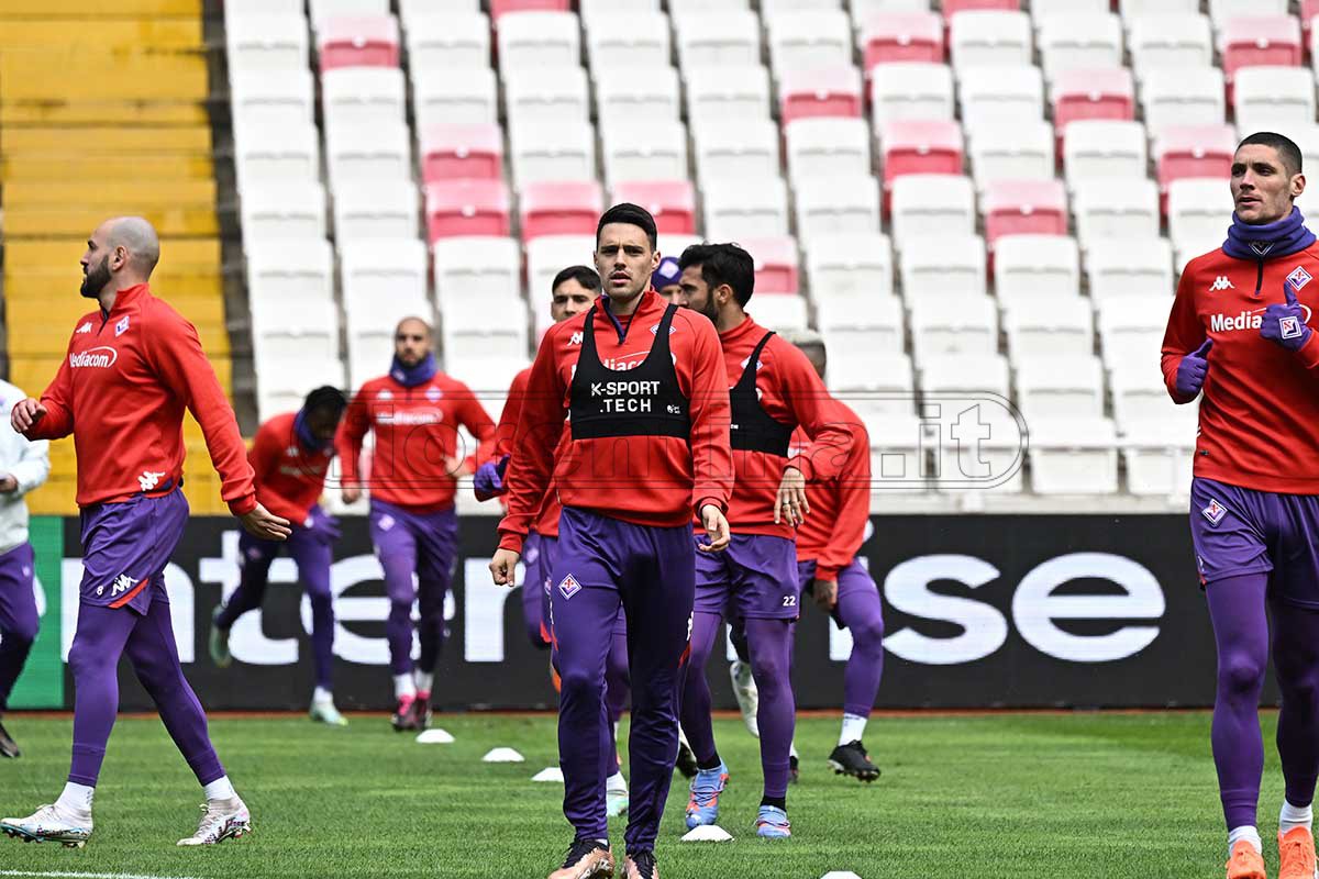 Le immagini della rifinitura dei viola a Sivas (FOTO VI.IT)
