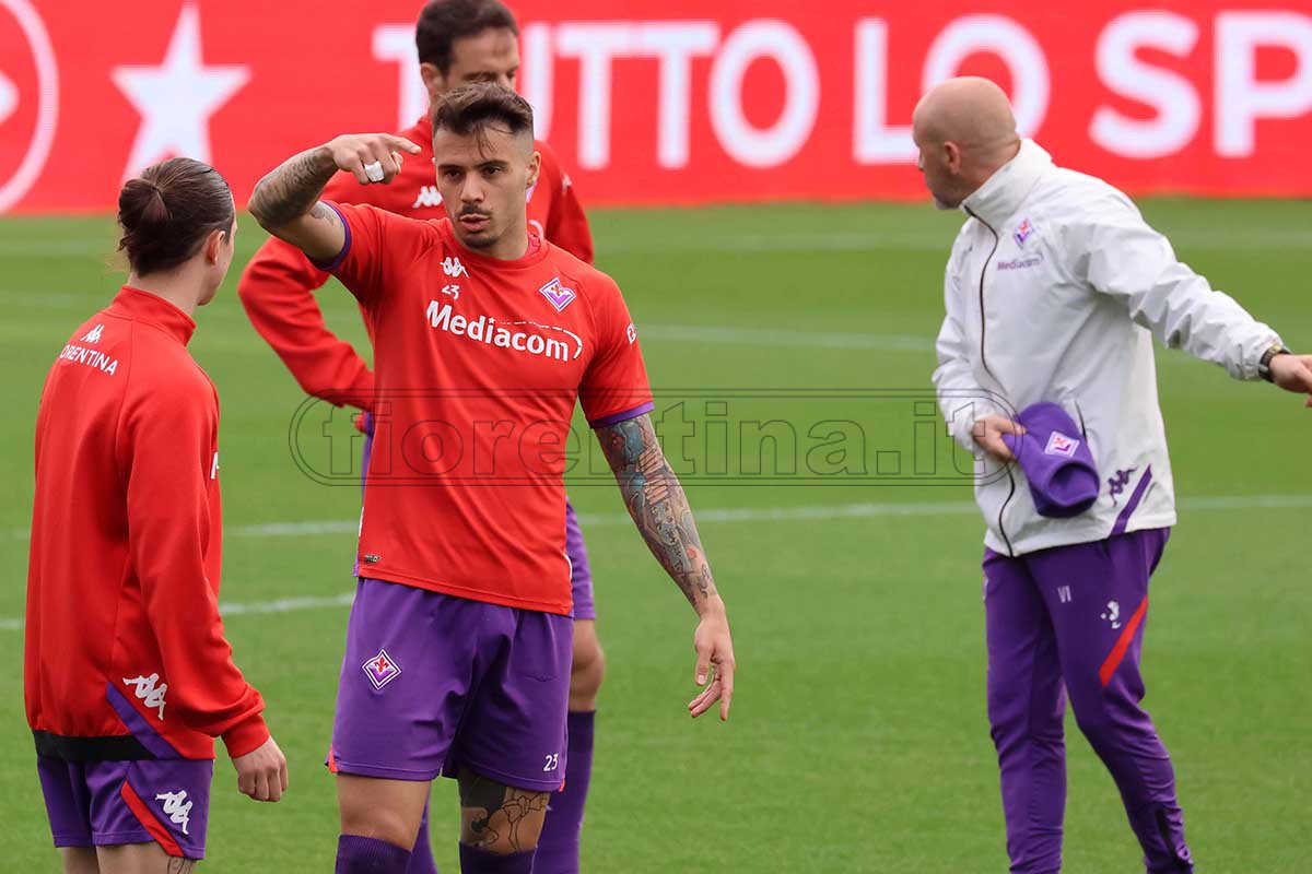 Le immagini dell'allenamento al Franchi nella fotogallery di VI.IT