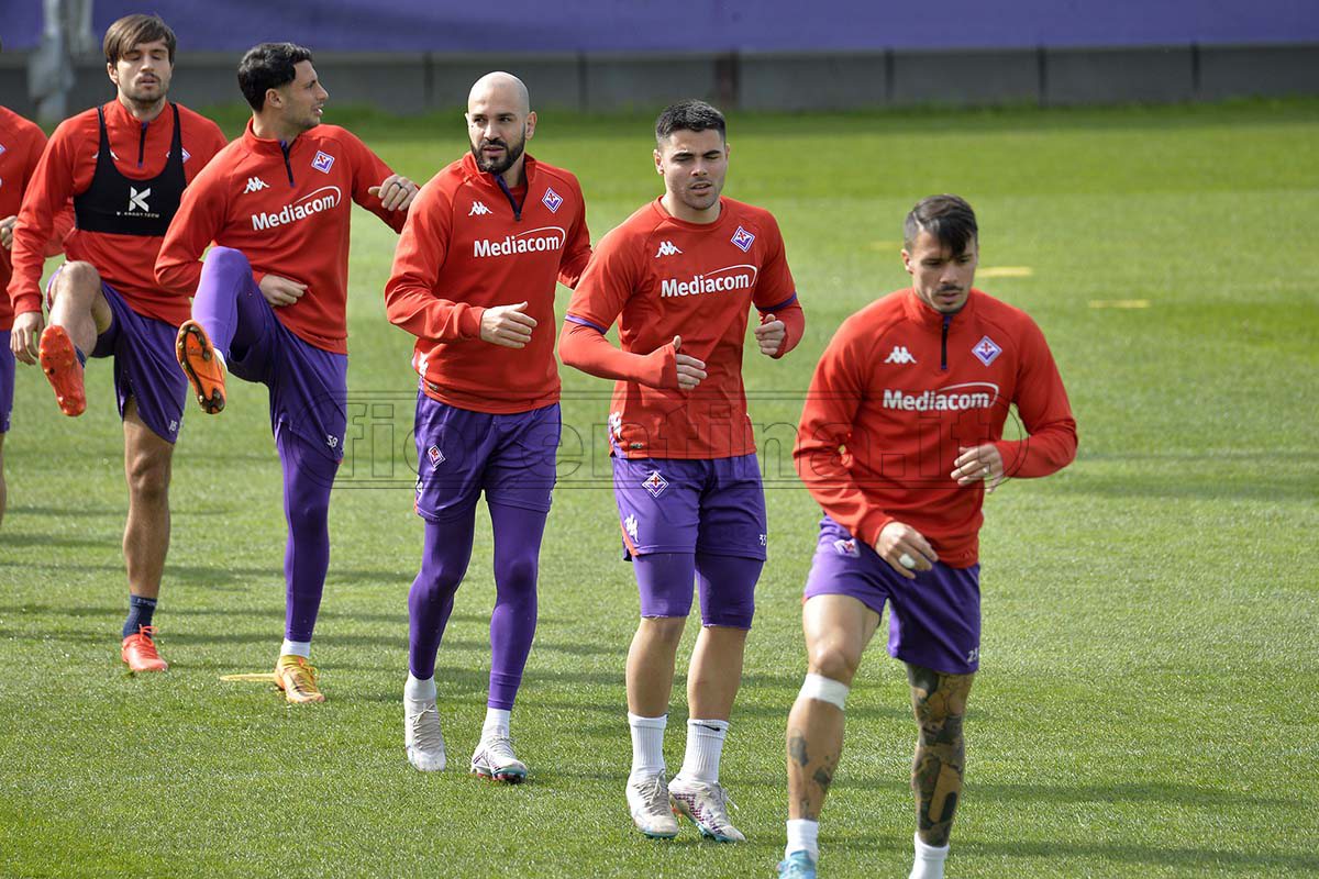 Conference League: squadra viola in campo per la rifinitura pre-Sivasspor (FOTO-VIDEO VI.IT)