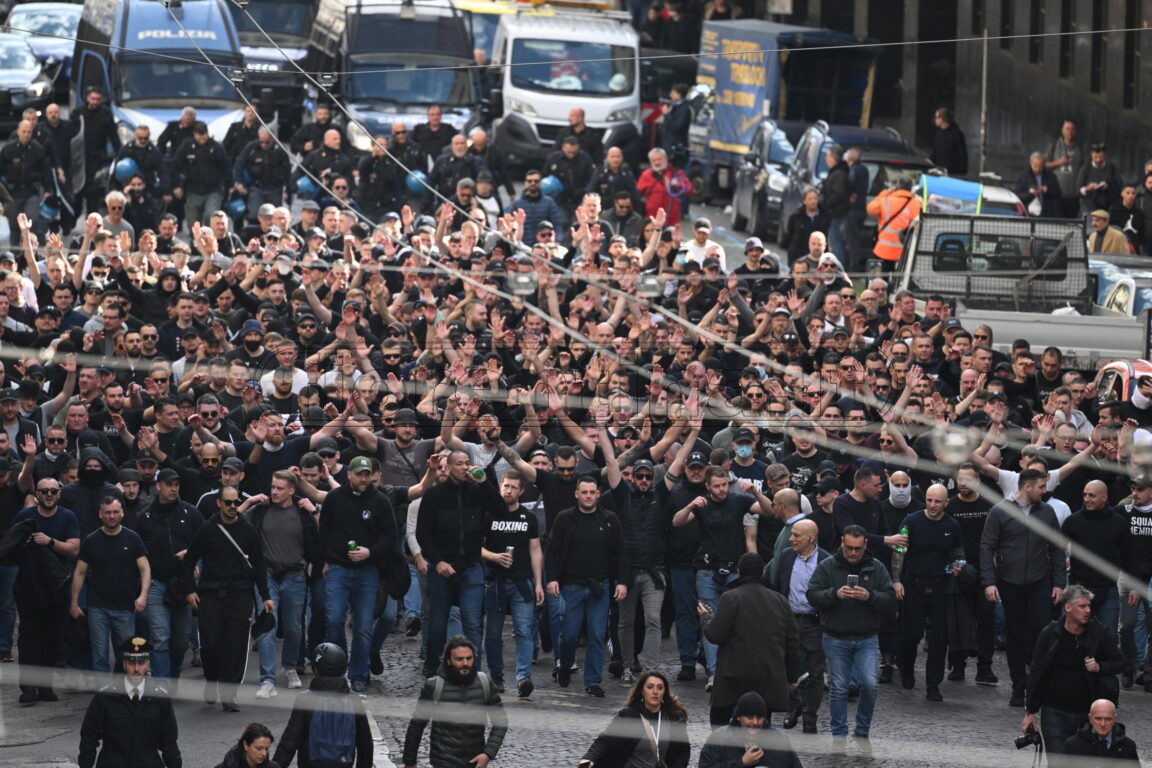 Tensione per Napoli-Eintracht, oltre 800 agenti in allerta