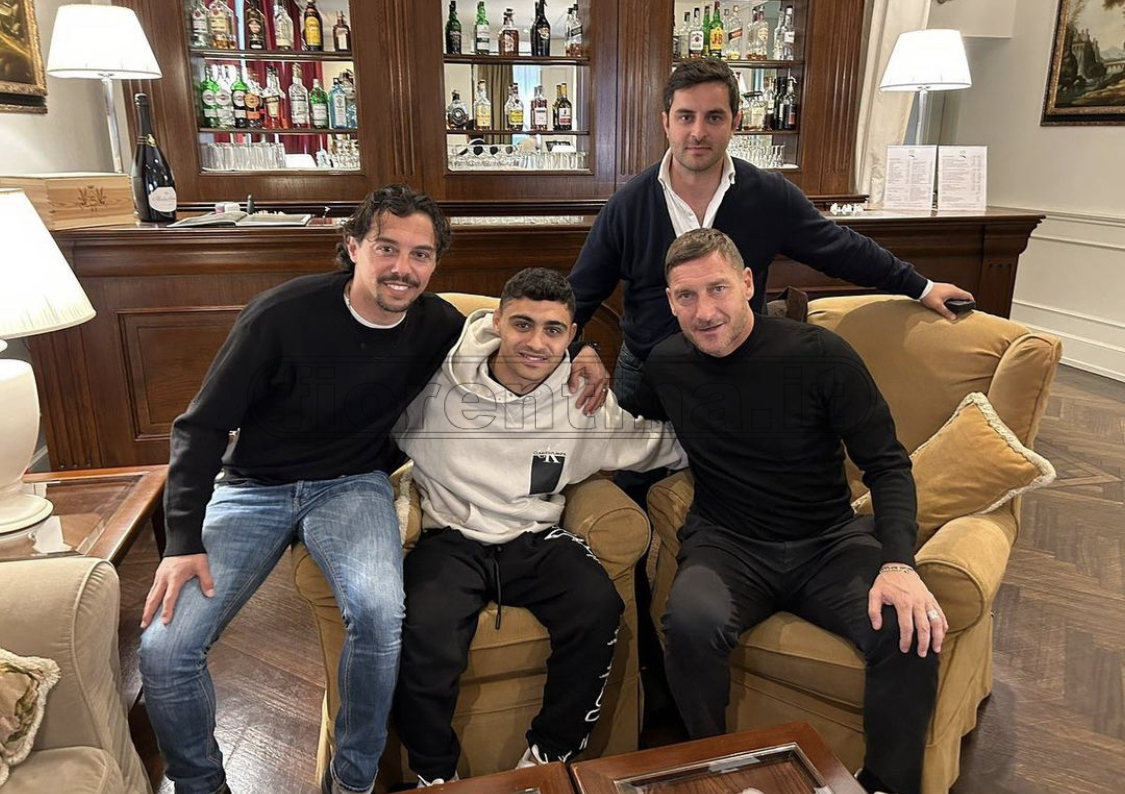 Distefano, rinnovo con la Ct10 Management di Totti