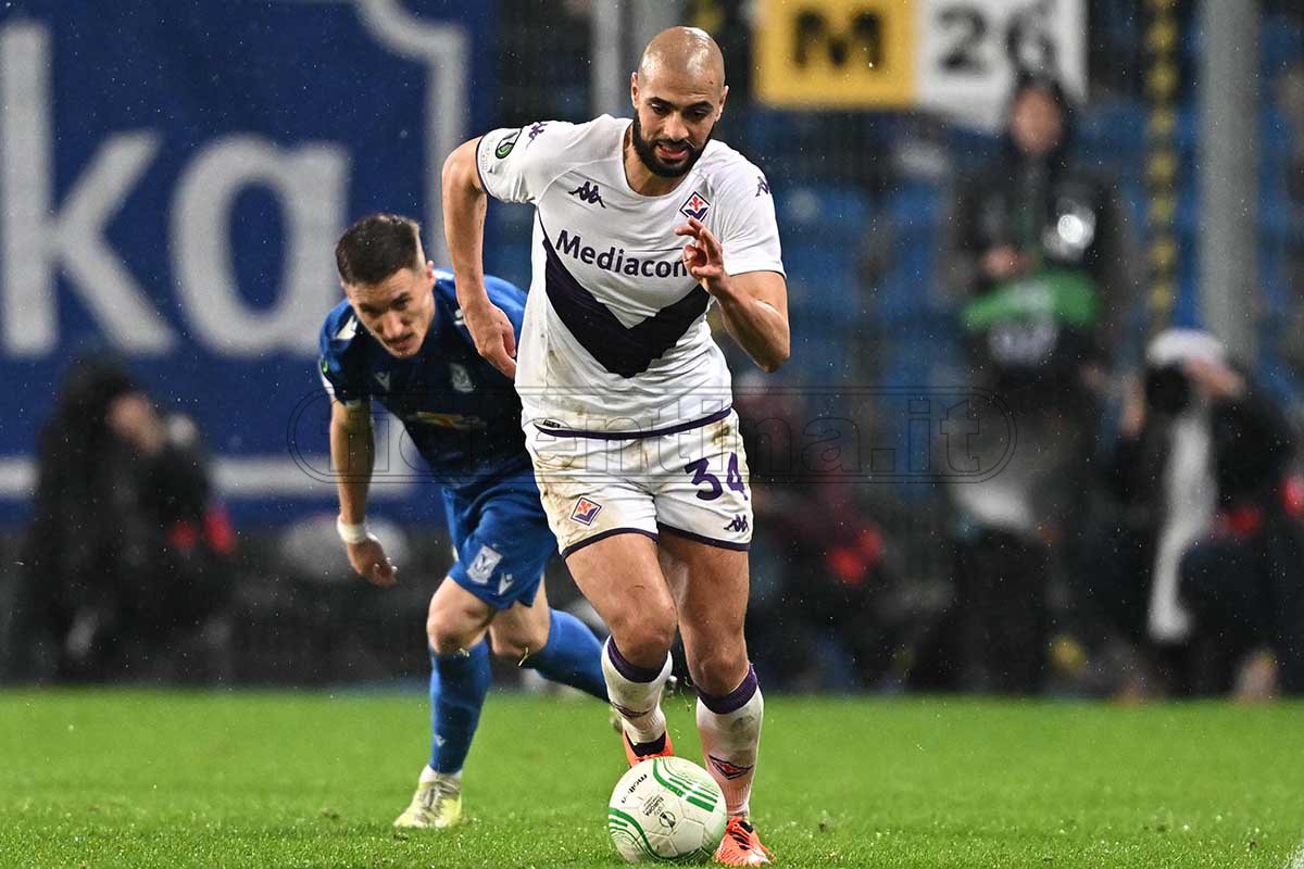 Fiorentina vigilia guastata dal forfait di Amrabat: il marocchino si arrende
