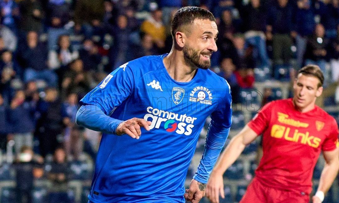 Empoli-Lecce finisce 1-0: la decide un rigore di Caputo