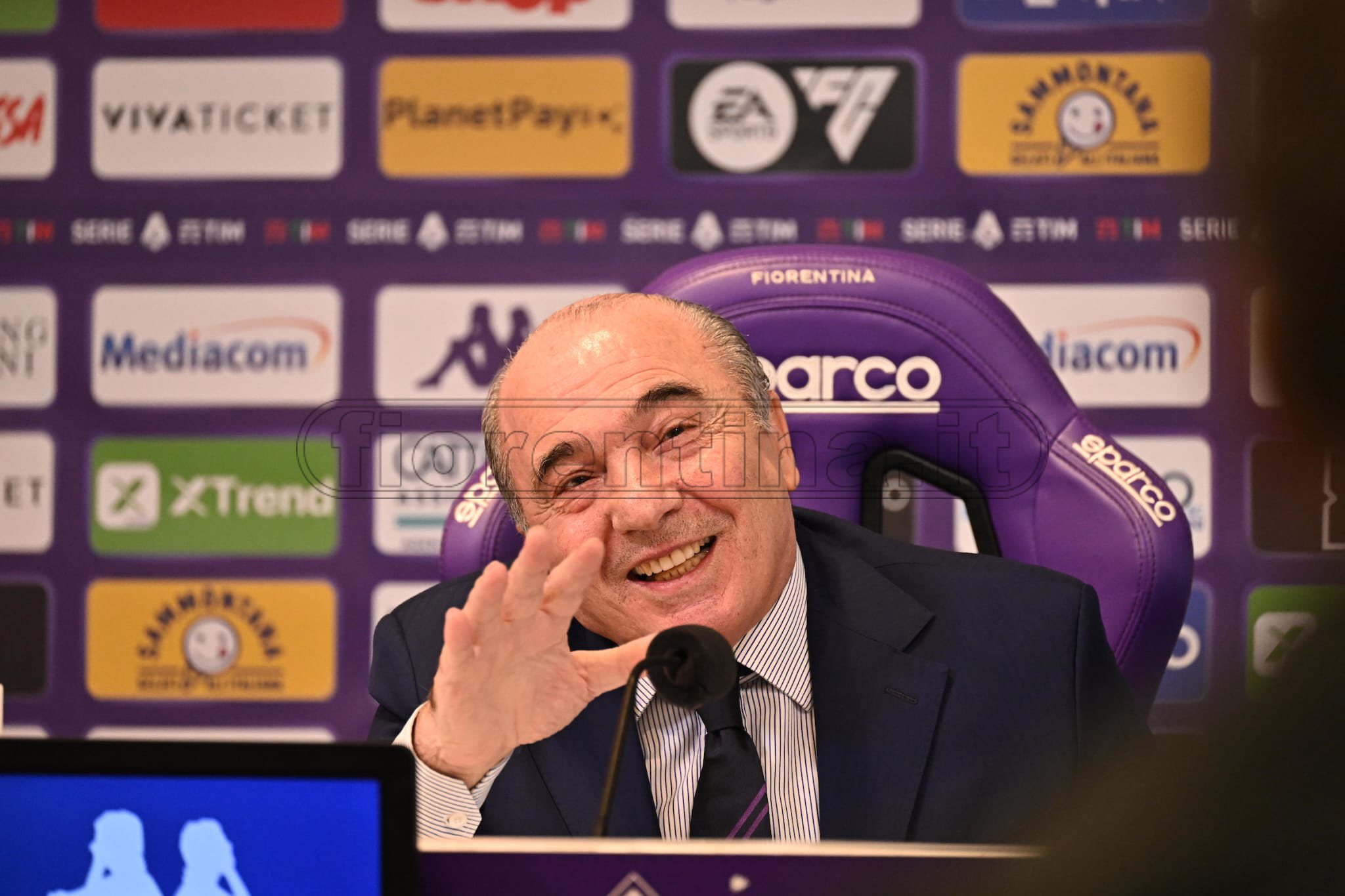 Commisso e il sogno Champions: "Vogliamo essere sempre più competitivi"