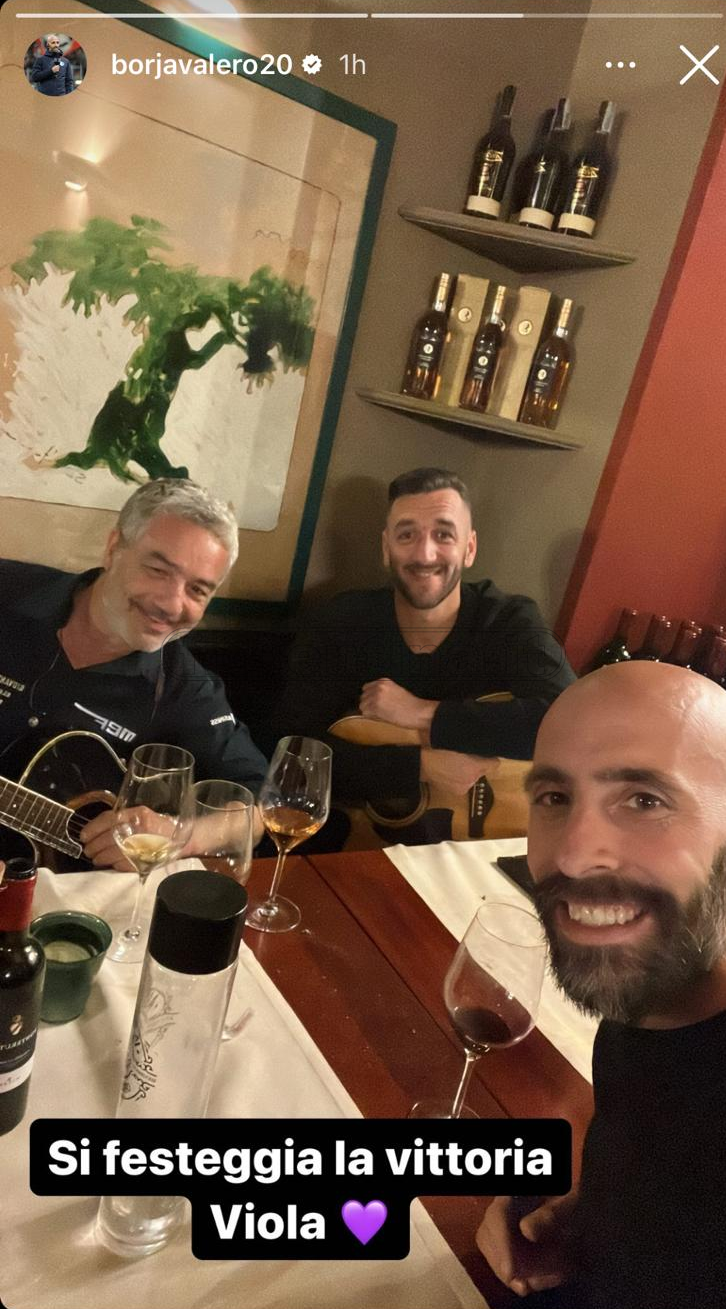Festa per due ex viola: Borja Valero a cena con Gonzalo Rodriguez (FOTO)
