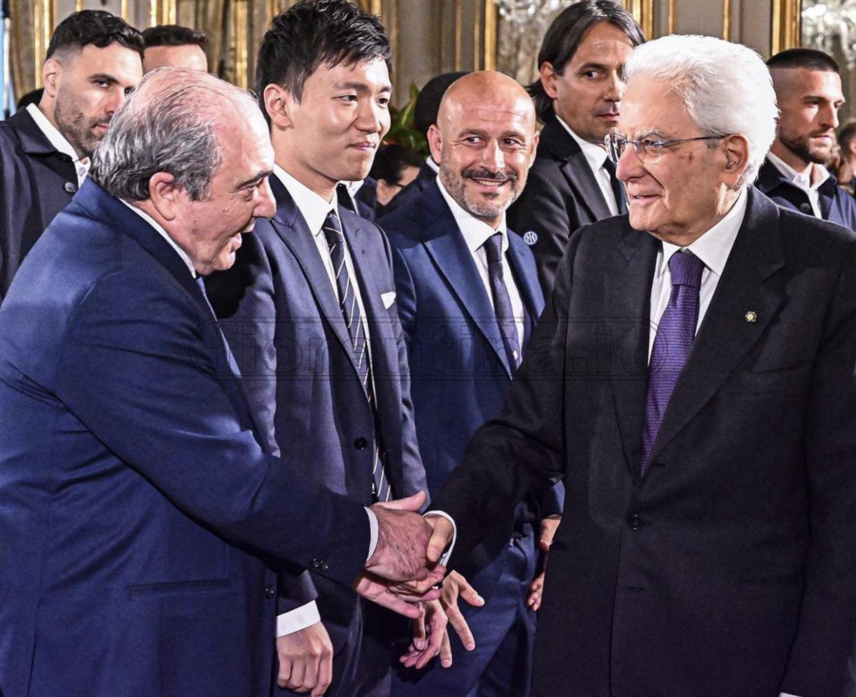Quirinale, il Presidente Mattarella riceve Fiorentina ed Inter (FOTO)