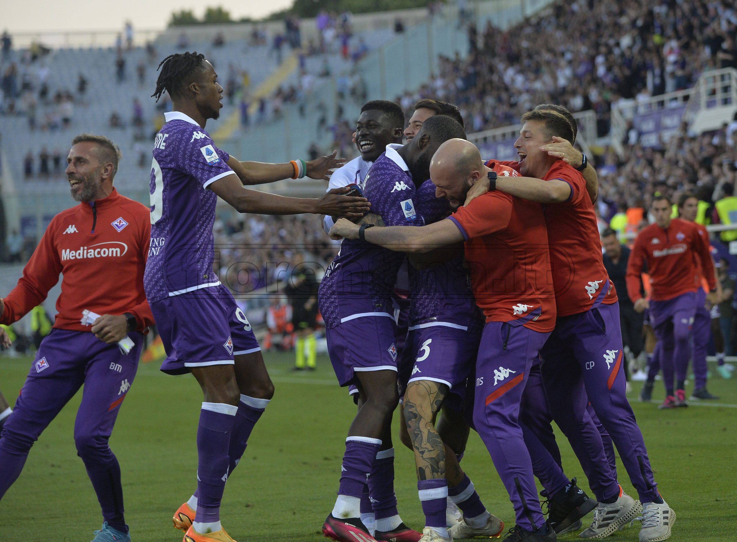 Kouame (DAZN): "Vittoria importante per il morale. Abbiamo giocato da Fiorentina"