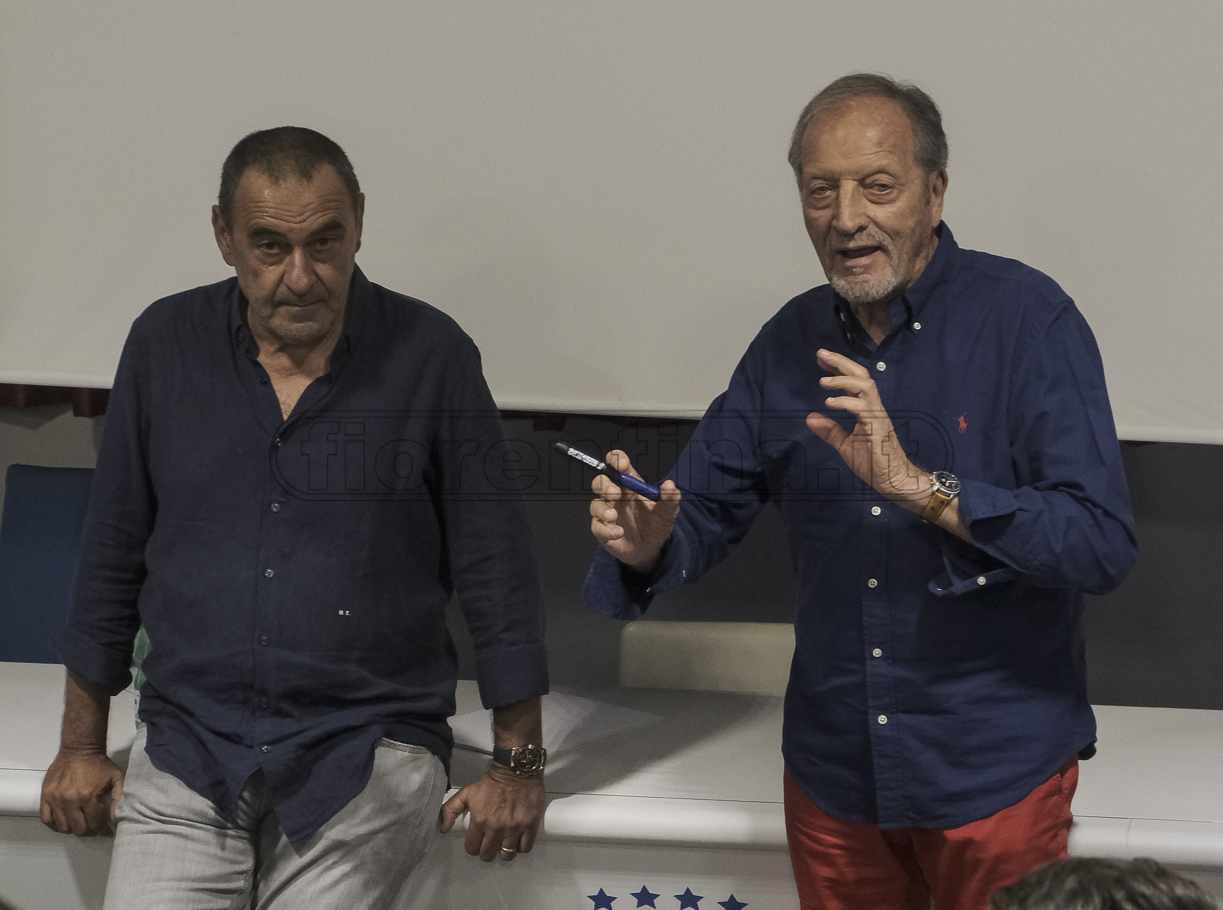 Maurizio Sarri docente al Master allenatori a Coverciano: presente Aquilani