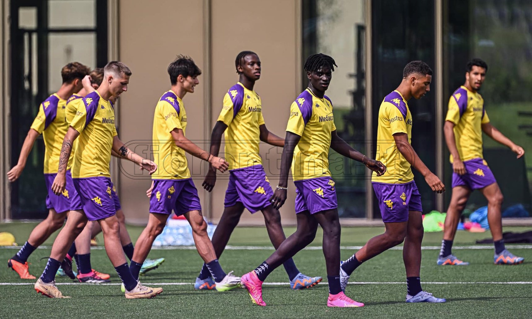 Primo allenamento al Viola Park per la Primavera di Galloppa (FOTO)
