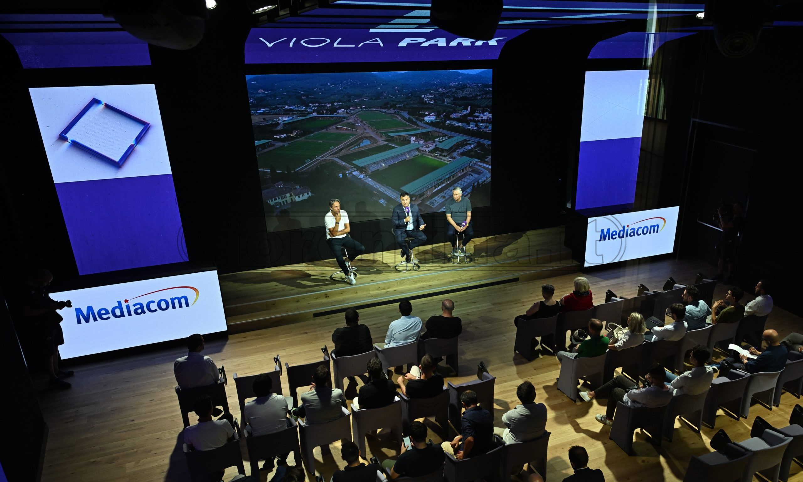 Le immagini del media tour al Viola Park
