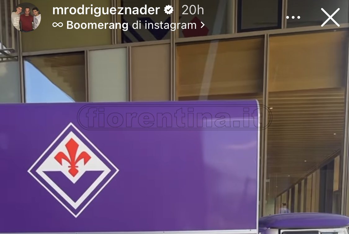Viola Park, ieri visita dell’agente Martin Rodriguez: il motivo