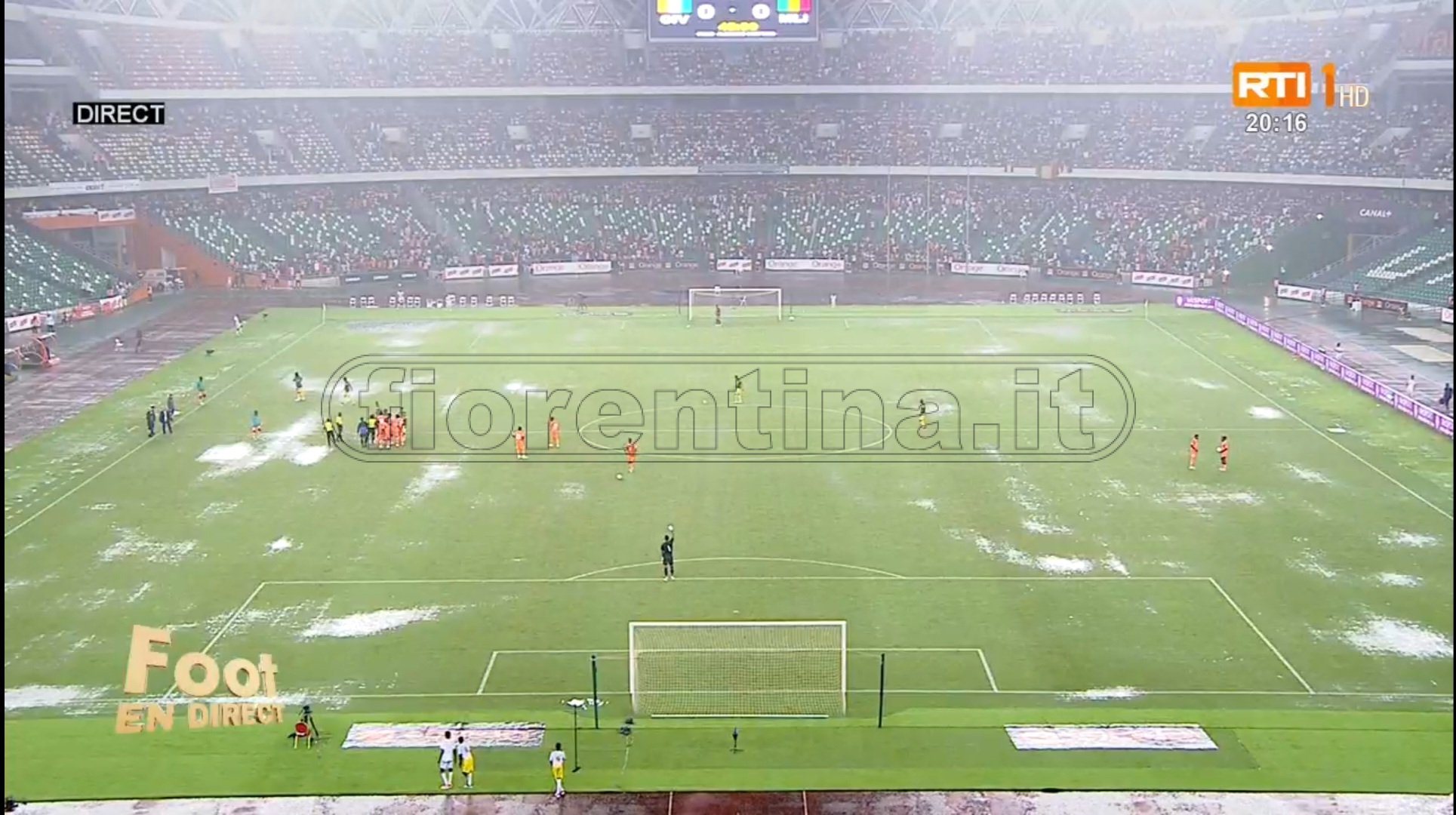 Costa d'Avorio-Mali, partita annullata per pioggia (FOTO)