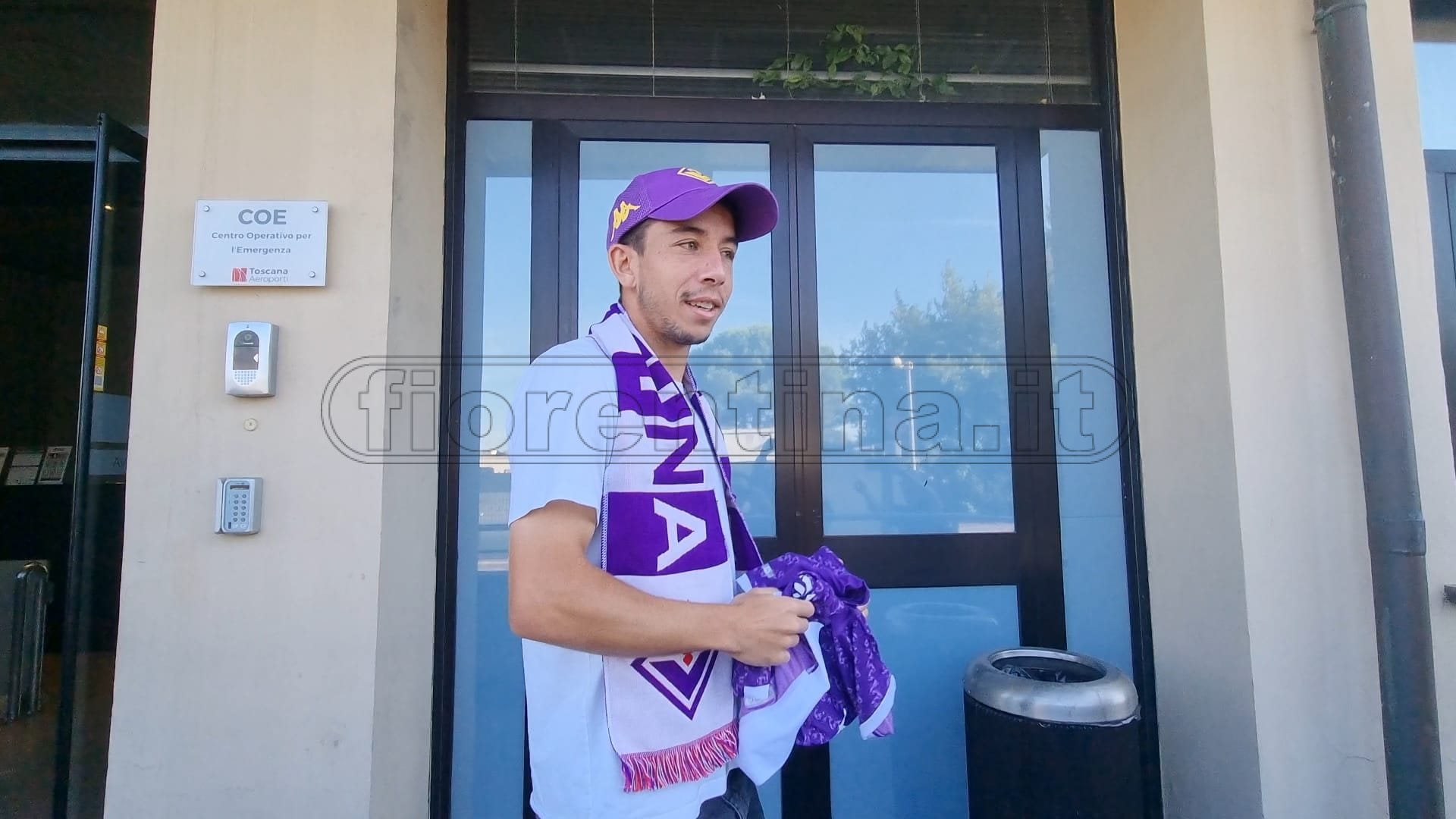 Maxime Lopez è sbarcato a Firenze: "Sono felice, ci vediamo presto!" (FOTO-VIDEO VI.IT)