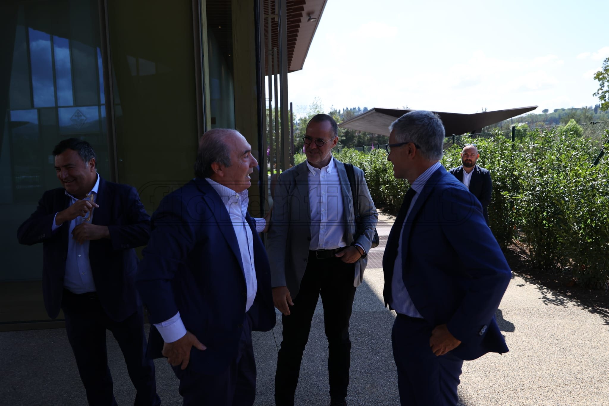 Viola Park, oggi la visita dei dirigenti del Bologna (FOTO)