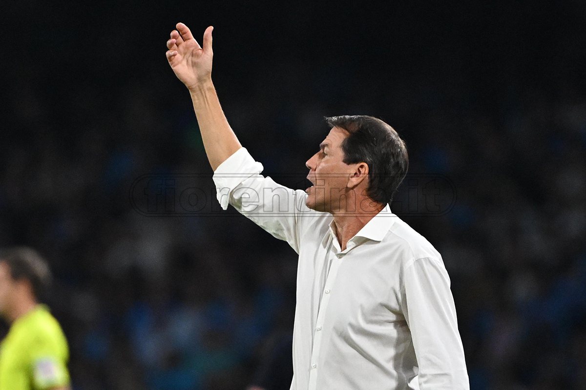 Garcia: "Tanti errori, mancata aggressività. Abbiamo sofferto i viola, loro però 3 tiri nello specchio 3 gol"
